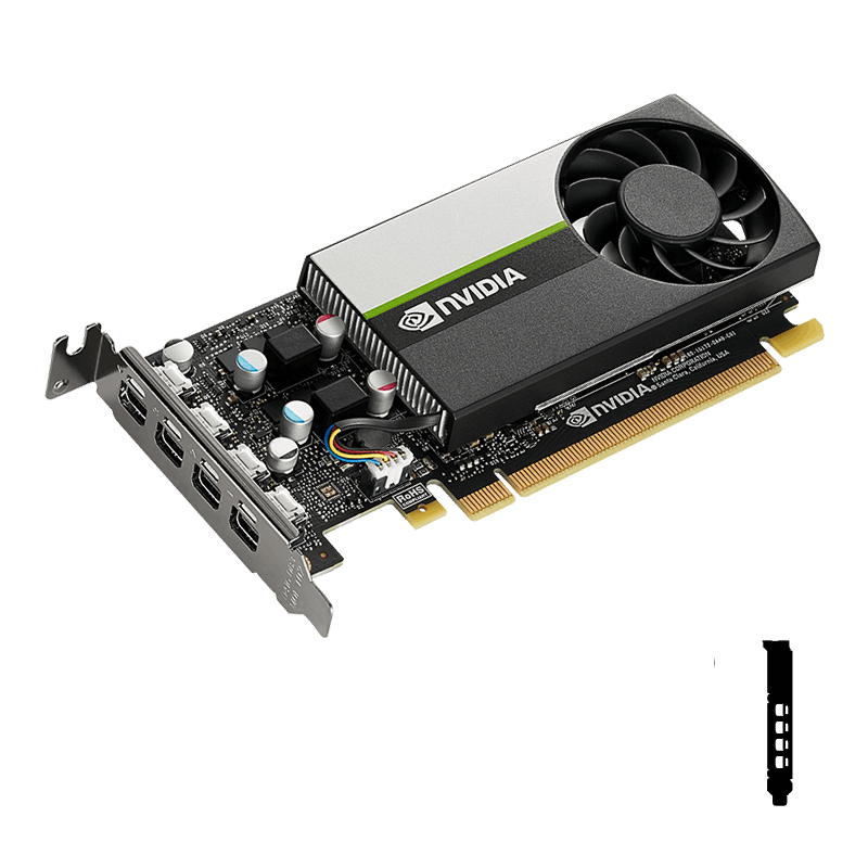 Kartelë grafike PNY Quadro T1000, 4GB GDDR6, profesionale, e zezë