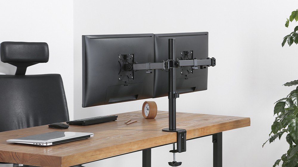 Mbajtëse për dy monitorë 13"- 32" Stell SOS 1120 - E zezë