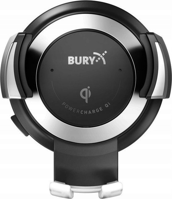 Mbajtës telefoni Bury PowerCharge Qi, karikim wireless 5W, USB Type C, i zi