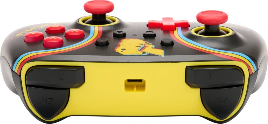 Kontroller PowerA Enhanced Pikachu Arcade, me kabllo, shumëngjyrësh