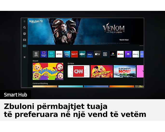 Televizor Samsung QE65Q80BATXXH, 65", QLED, 4K UHD, Smart, Tizen