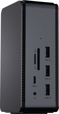 Docking station ProXtend Dual 8K USB-C DOCK2XUSB4, USB4, deri 8K, gri