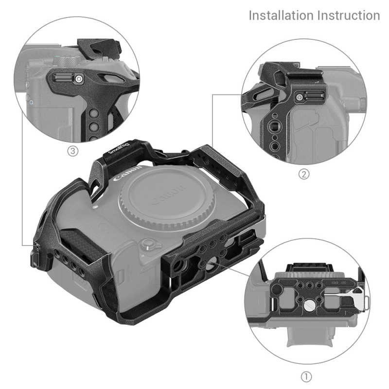 Mbajtës SmallRig “BLACK MAMBA” për Canon EOS R7