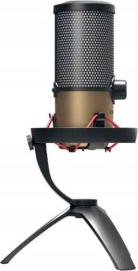 Mikrofon tavoline CHERRY UM 9.0 PRO RGB, USB, me ndriçim RGB, i zi bakër