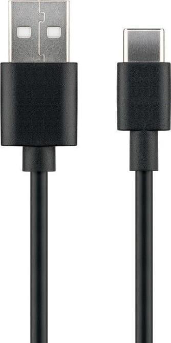 Kabllo USB Microconnect USB3.1CCHAR05B, USB A në USB C, 0.5 m, e zezë