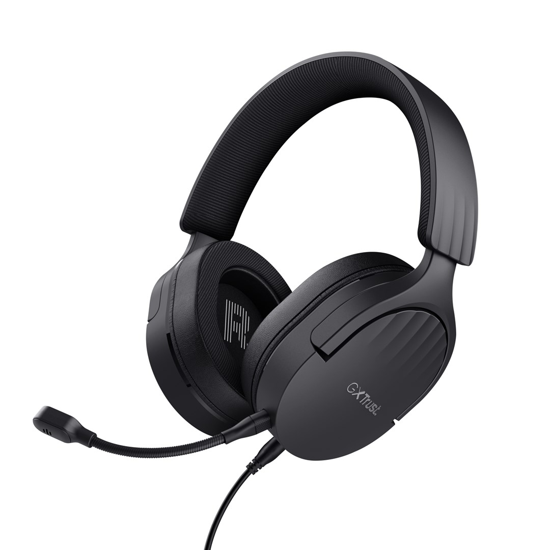 Kufje gaming Trust GXT 489 Fayzo, Multiplatform, 50mm Drivers, të zeza