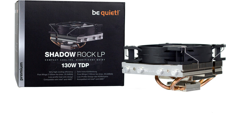 Ftohës për CPU Be quiet! Shadow Rock LP, 120 mm