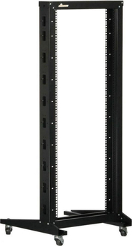 Мрежен кабинет Delta Standing 19", 29U, со тркала, црн