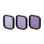 Set filtre ND TELESIN Hero 13 S5-FLT-12-TGP, ND8 ND16 ND32, për GoPro Hero 13 Black, ngjyrë e zezë