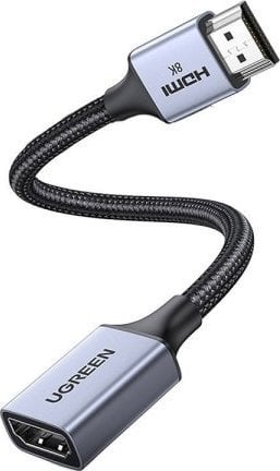 Kabllo HDMI Ugreen 15518, 0.15m, 8K 60Hz, e zezë