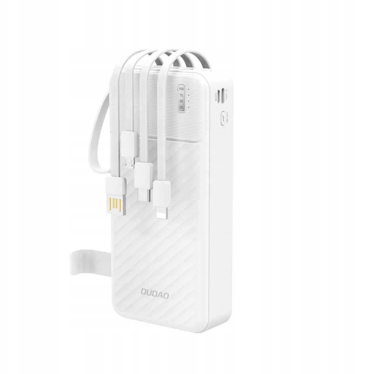 Power bank Dudao K11 Pro, 20000mAh, 10W, i bardhë