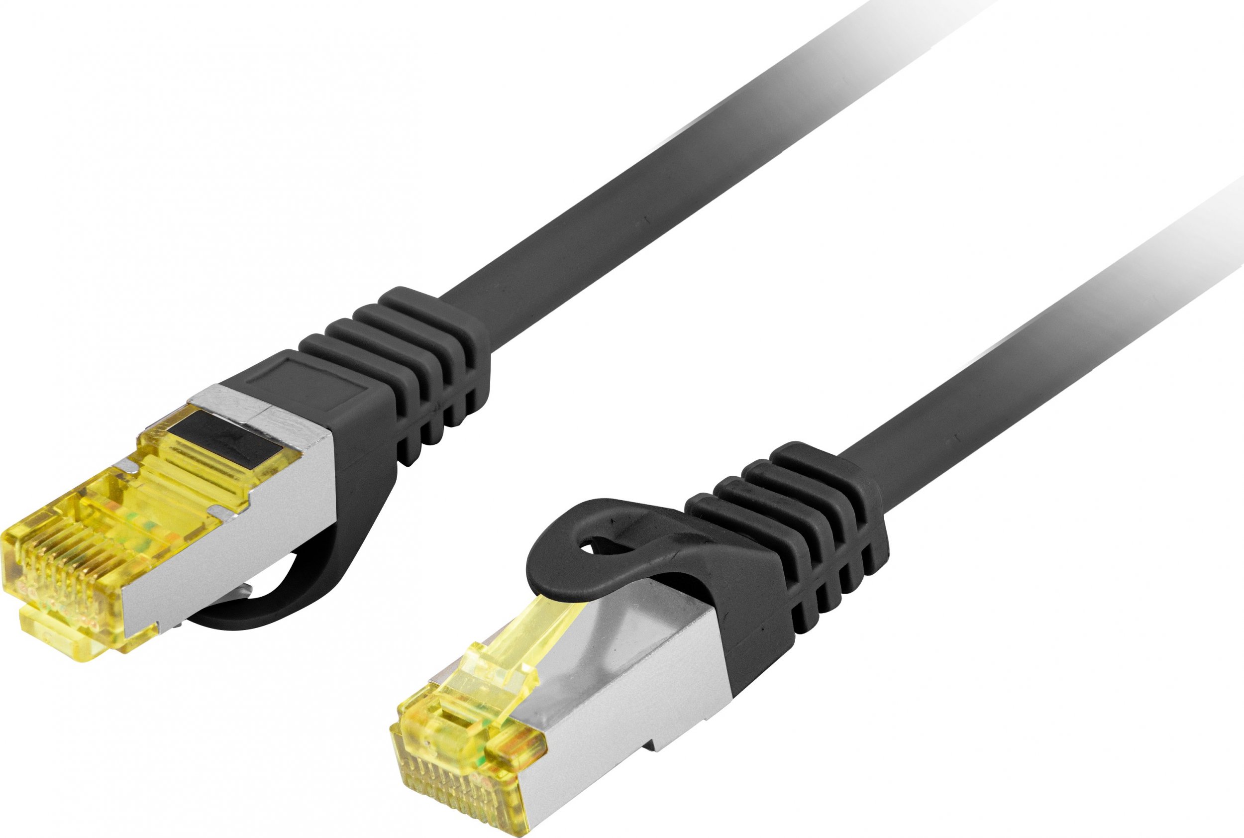 Мрежен кабел Lanberg Patchcord Cat.6a S FTP LSZH, 1.5m, црн