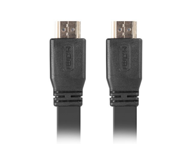 Kabllo HDMI Lanberg CA-HDMI-21CU-0050-BK, 5m, 4K, i zi