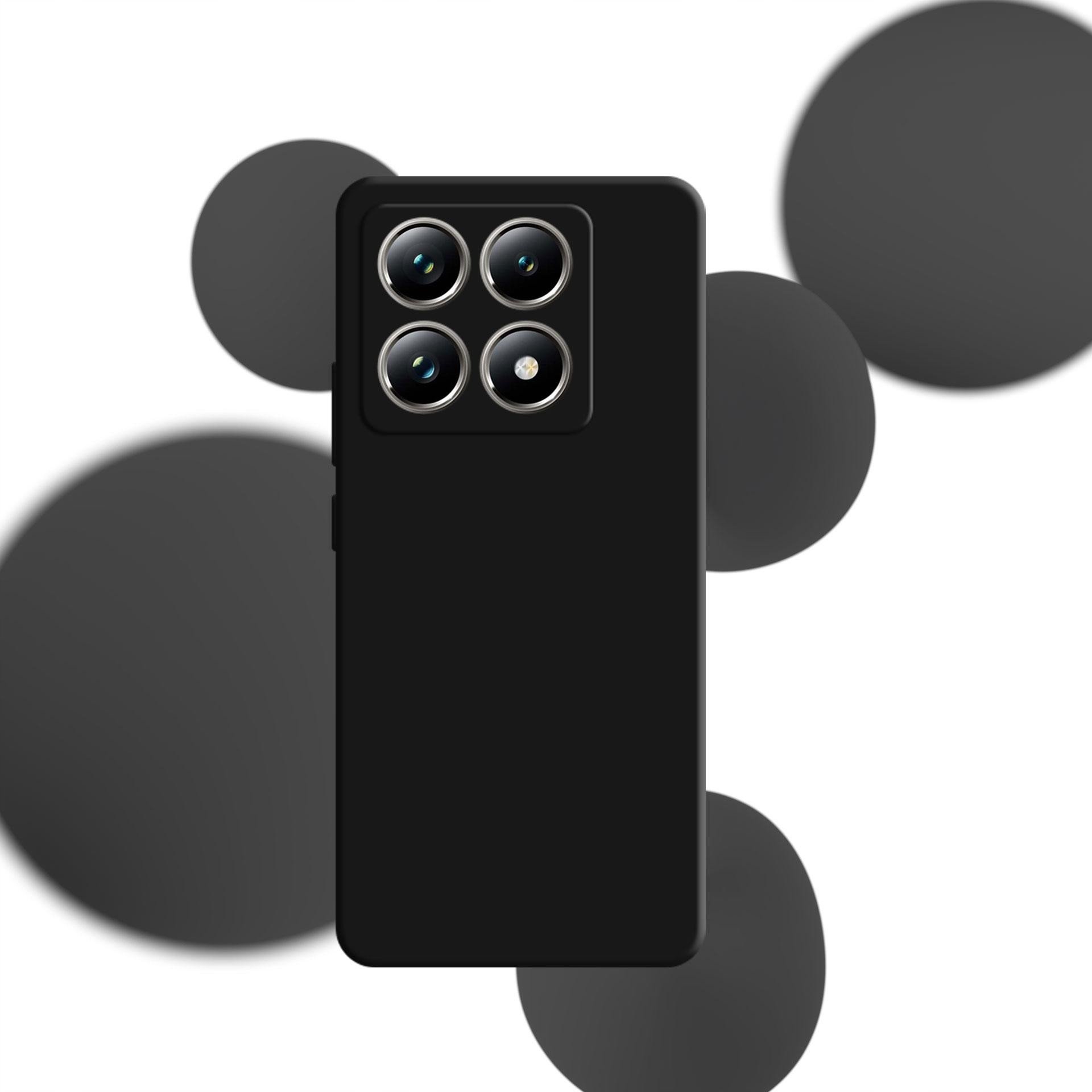 Futrollë silikoni 3mk për Xiaomi 14T Pro, mbrojtëse, e zezë