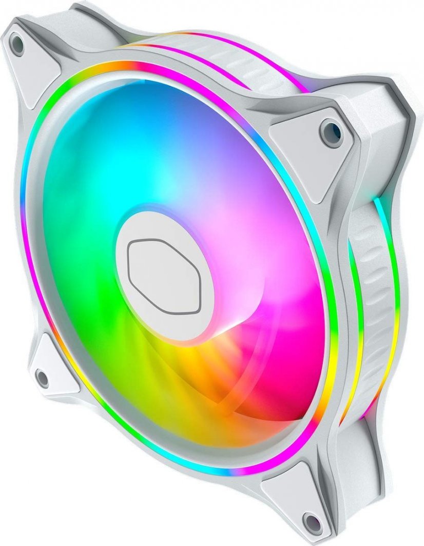 Ftohës Cooler Master MasterFan MF120 Halo 2, 120 mm, i bardhë