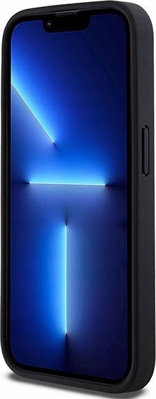 Маска за телефон DKNY PU кожа Repeat Pattern, за iPhone 15 Pro Max, црна