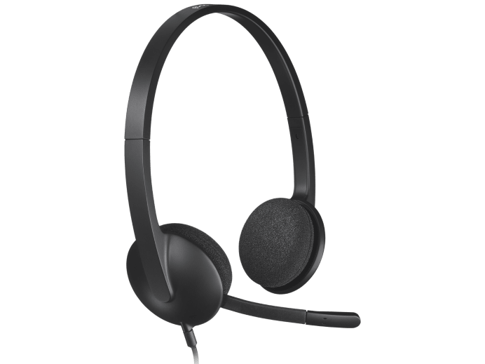 Kufje Logitech H340, MIC, ANC, të kuqe