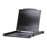 Konzolë LCD Aten CL6700MW, 17.3", Full HD, KVM, e zezë