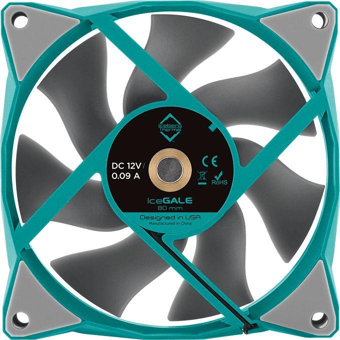 Ftohës Iceberg IceGALE, 80 mm, i gjelbër