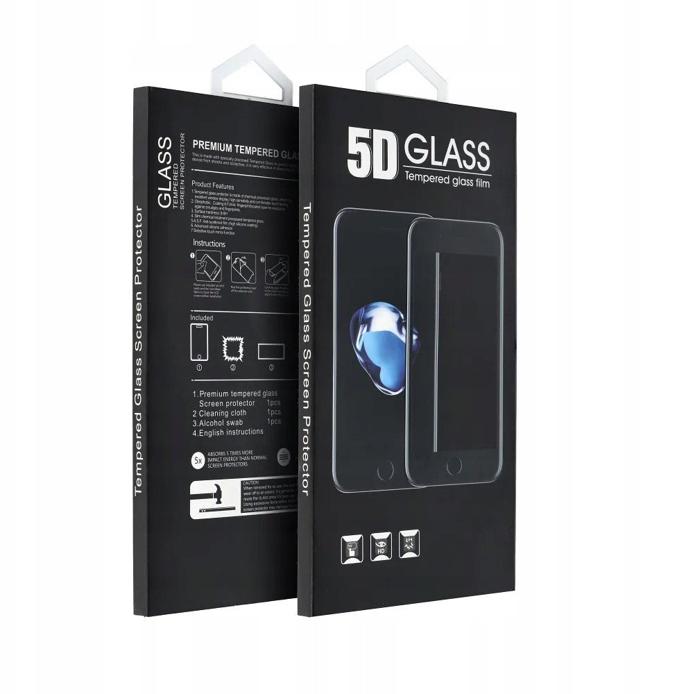 Xham mbrojtës Honor 400 Lite, 5D Full Glue, gjithë ekrani, i zi