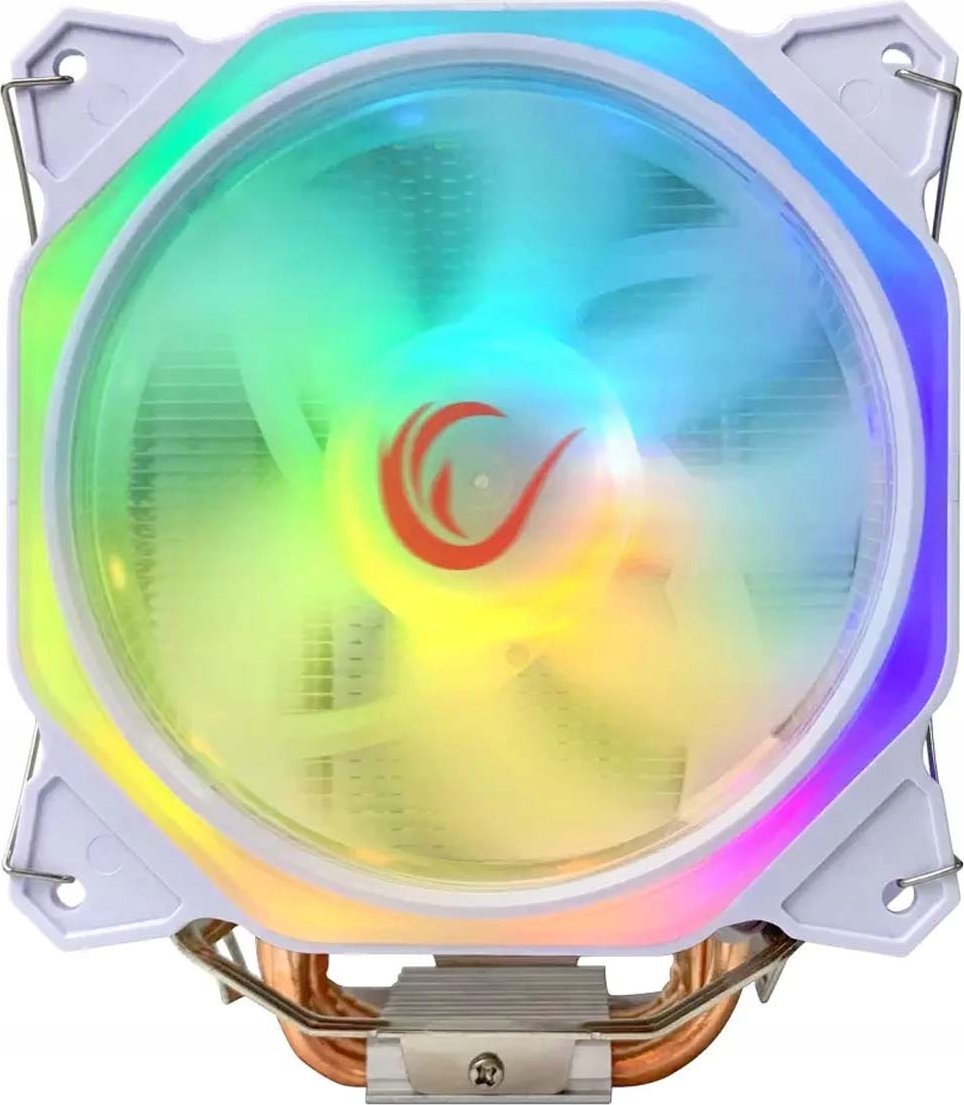 Ладилник за процесор Rampage Octagon C50, вентилатор 120 mm, TDP 165W, бел