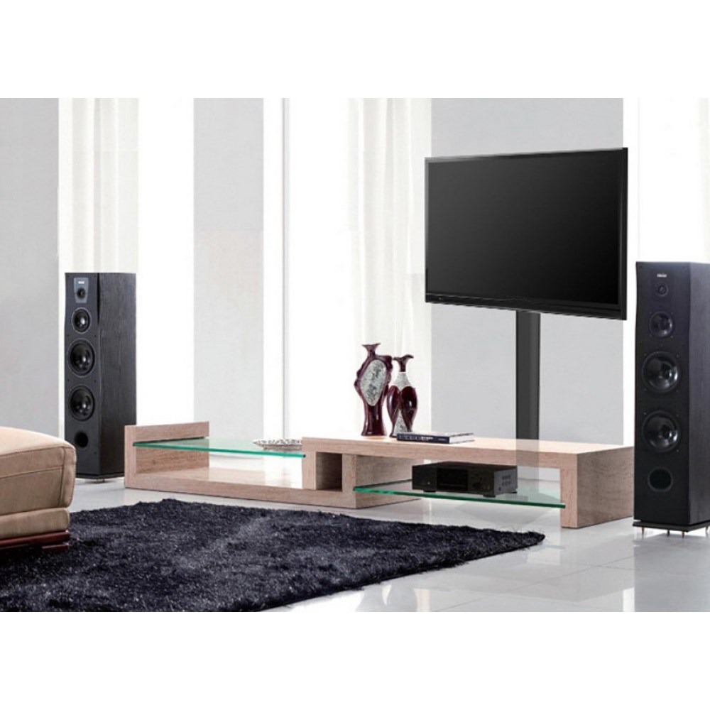 Mbajtëse për TV Techly, 32-55", VESA 600x400, 40kg, e zezë