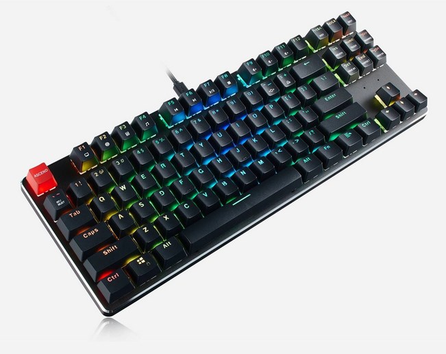 Tastierë mekanike Glorious GMMK TKL Barebone, ANSI, RGB, e zezë