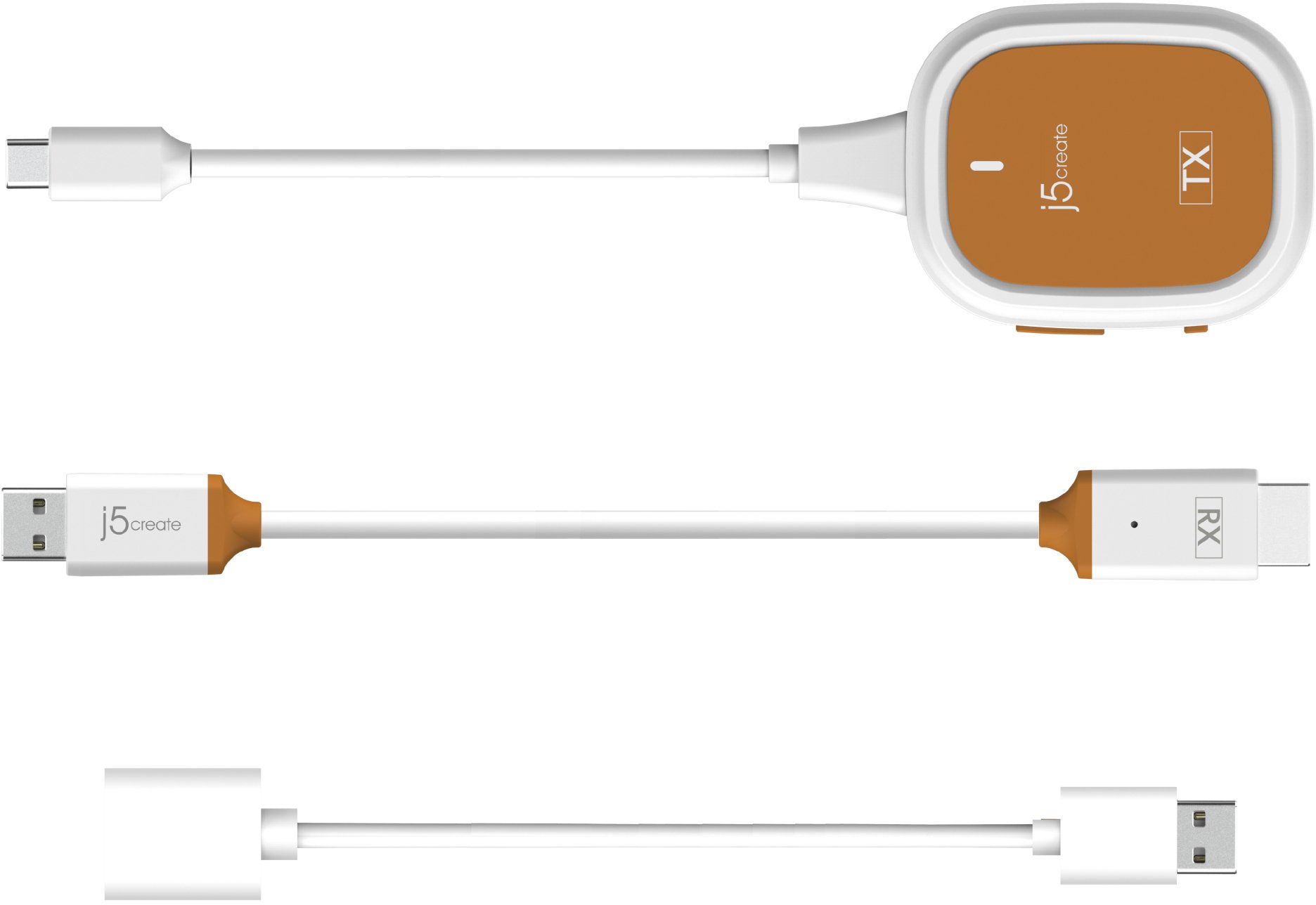 Zgjatës ekrani pa tela J5create ScreenCast FHD, USB C, HDMI