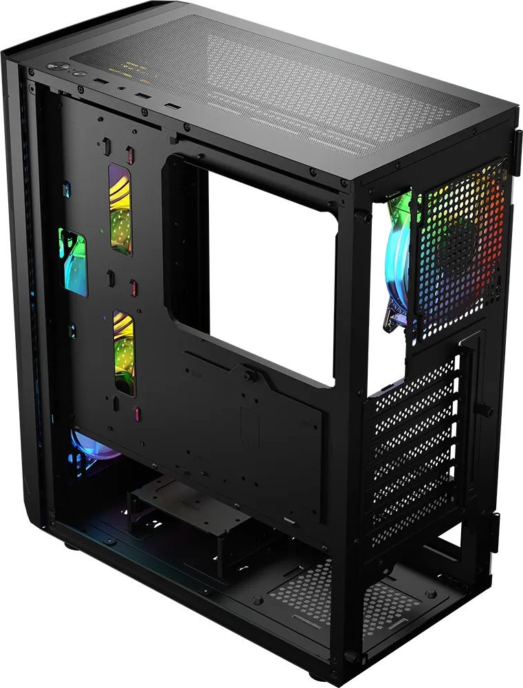 Kasë Logic Concept Aramis ARGB, e zezë, Midi Tower