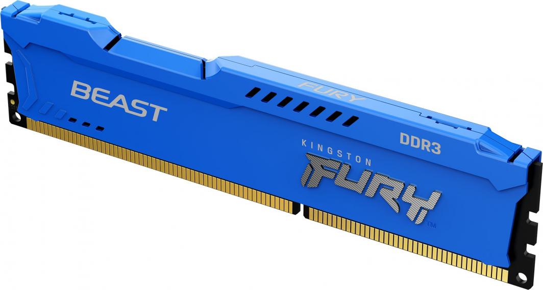 Memorie Kingston Fury Beast, DDR3, 4 GB, 1600 MHz, CL10, KF316C10B/4