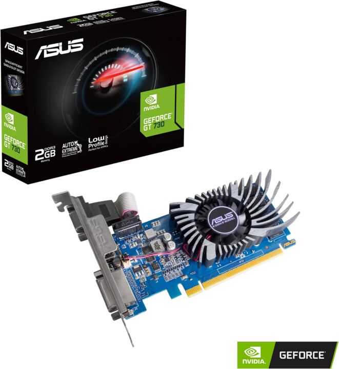 Kartelë grafike ASUS GeForce GT 730 BRK EVO, 2GB GDDR3