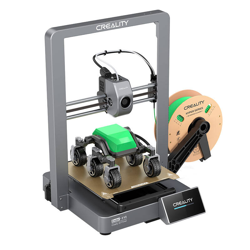 Printer 3D Creality Ender-3 V3, shpejtësi 600 mm/s, CoreXZ, gri