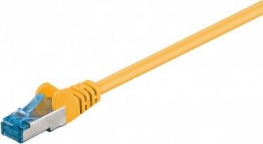 Kabllo rrjeti Pro LAN CAT 6A S/FTP, RJ45, LSZH, e verdhë