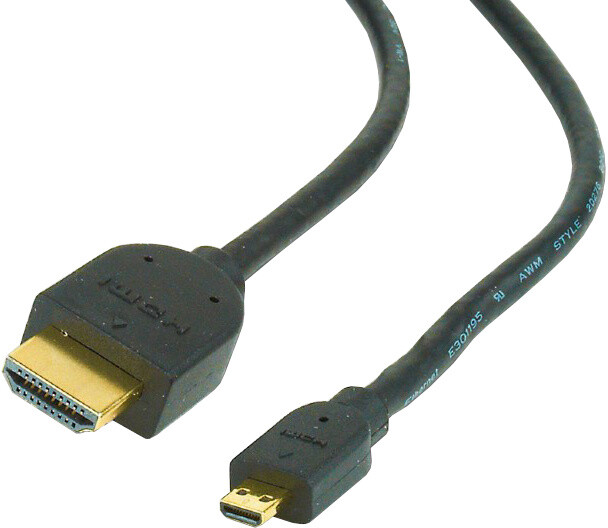 Kabllo Gembird CABLEXPERT, HDMI - Micro HDMI, 1.3, M/M, e mbrojtur, 4.5m, e zezë