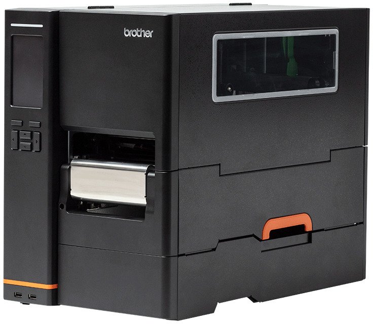 Printer etiketash Brother TJ-6421TN, industrial, Direct Thermal Thermal Transfer, bardhë e zi