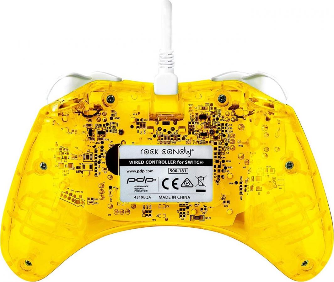 Kontroller PDP Controller Rock Candy Mini, me kabllo, i verdhë