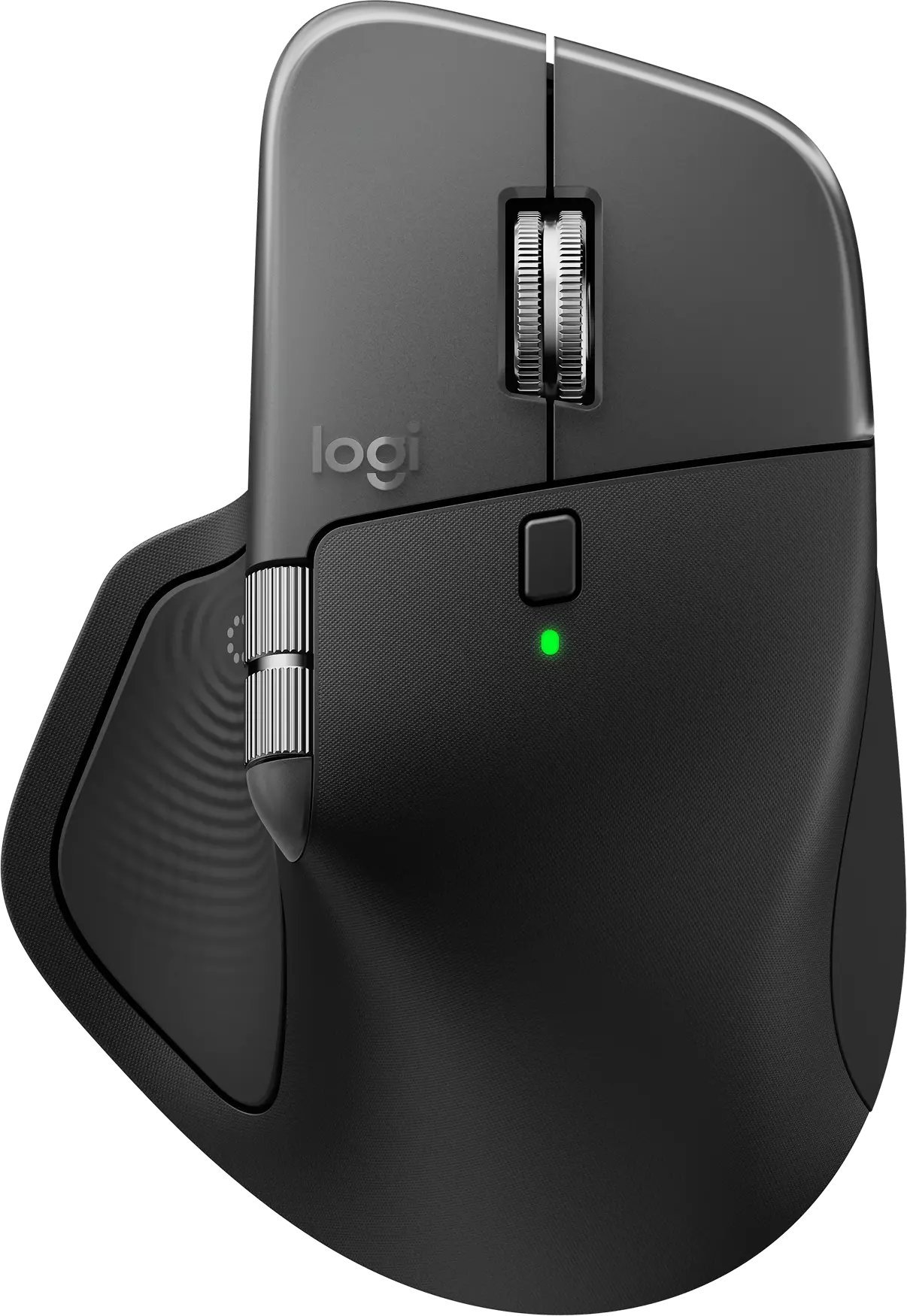 Maus Logitech MX Master 4 për Mac, wireless, me feedback haptik, Space Black