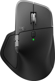 Maus Logitech MX Master 4 për Mac, wireless, me feedback haptik, Space Black