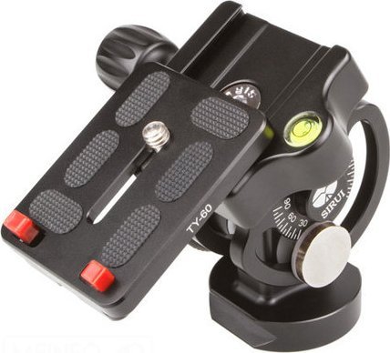 Kokë stativi Sirui L-10 Tilt, metalike, për kamera, e zezë