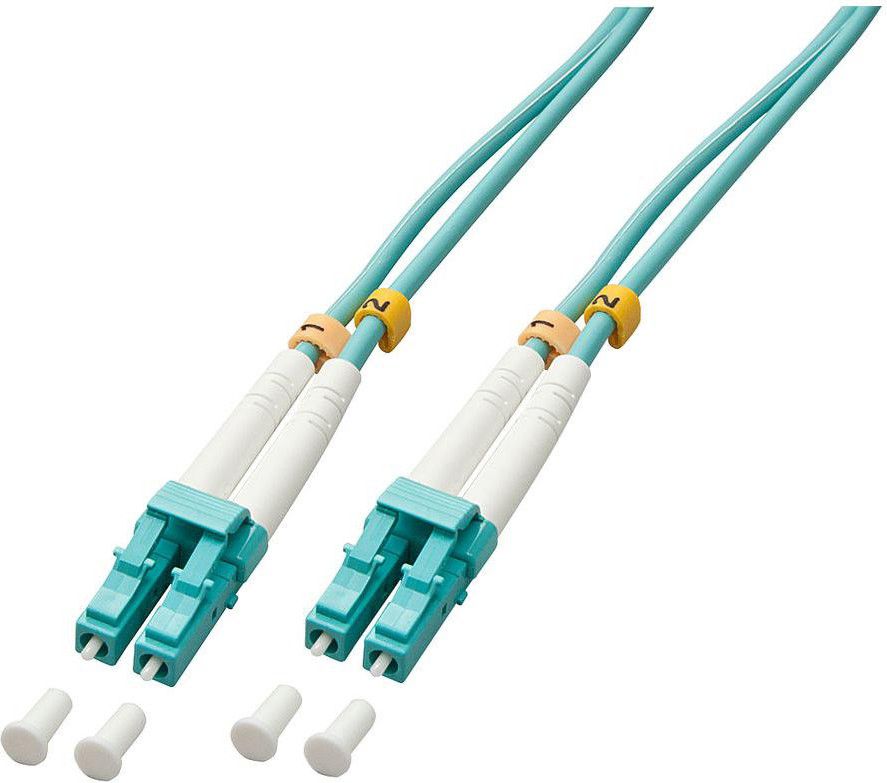 Kabllo me fije optike Lindy LC/LC 50/125µm OM3, 20m 125µm