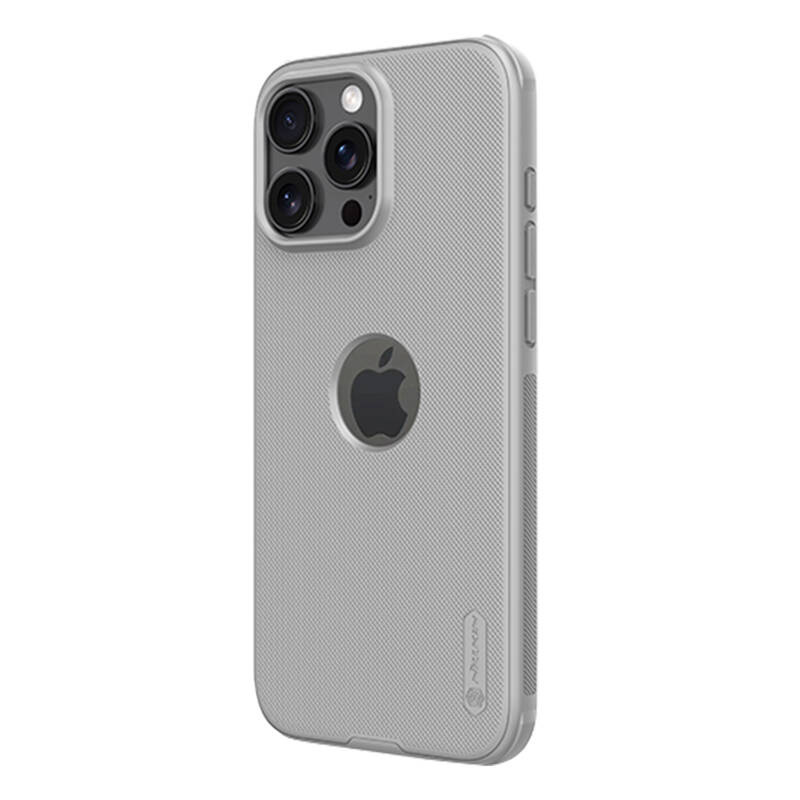 Mbulesë telefoni Nillkin Super Frosted Shield Pro, për iPhone 16 Pro, kundër rrëshqitjes, gri