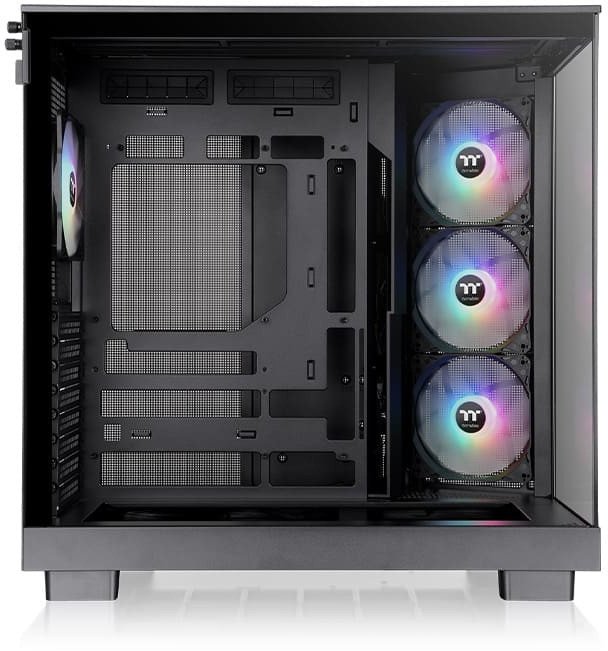 Kути компјутери Thermaltake View 380 XL TG ARGB, Mid Tower, калено стакло, црна