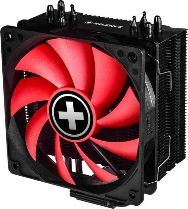 Ftohës CPU Xilence Performance A+ M704, 120mm PWM, 180W TDP, i zi me të kuqe