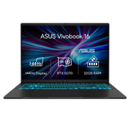 Laptop ASUS Vivobook 16 V3607VP, 16", Intel Core 7 240H, 32GB RAM, 1TB SSD, NVIDIA GeForce RTX 5070, i zi