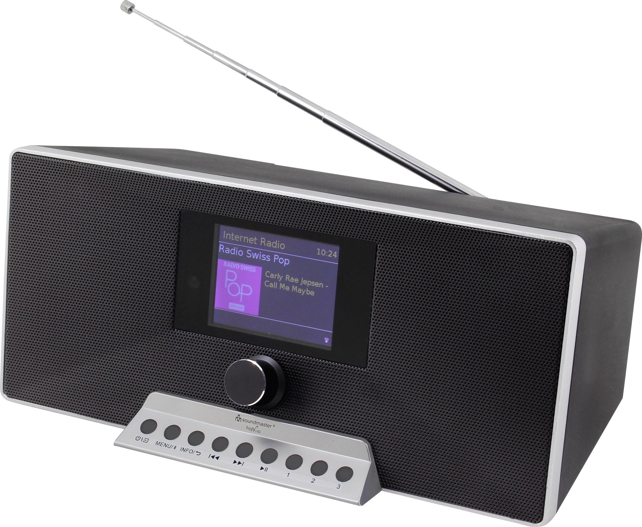 Radio interneti Soundmaster IR3500SW, 16W, ekran 2.8", e zezë