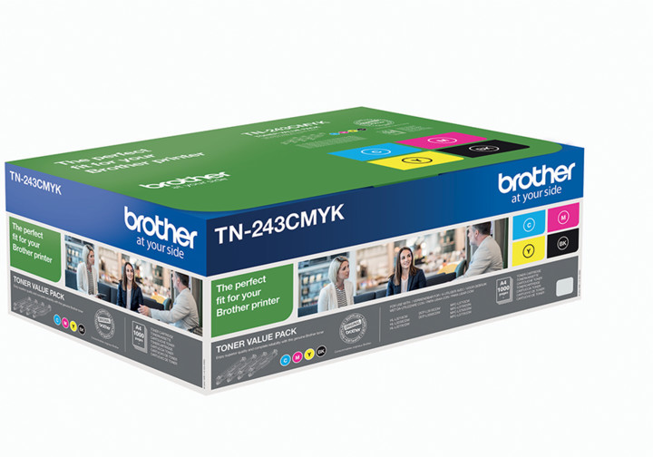 Боја, multipack- Brother TN-243CMYK, црна / црвена / сина / жолта