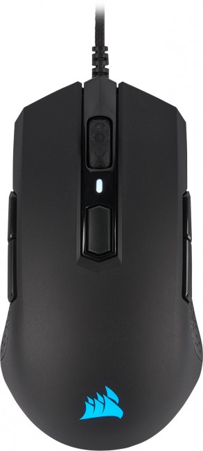 Гејмерски глушец Corsair M55 RGB PRO, 12400 DPI, USB, црн
