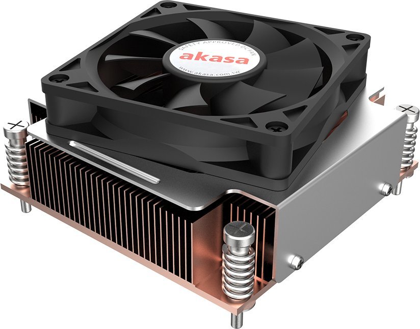 Ftohës CPU Akasa AK-CC7402BT01, 2U, LGA1700, bakri, PWM
