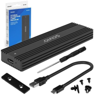 Kuti e jashtme për SSD Savio AK-84, M.2 NVMe SATA, USB 3.1 Gen 2, e zezë