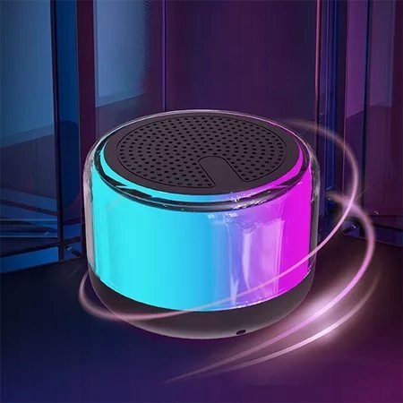 Altoparlant Bluetooth Denver BTP-103, TWS, dritë RGB, i zi